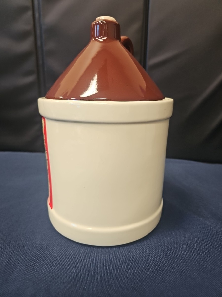 Vintage Coca-Cola Ceramic Syrup Dispenser Crock & Lid 1993 Replica