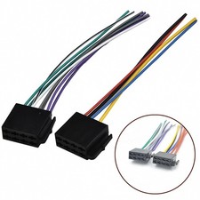 Universal Car Radio Wiring Harness Adapter - ABS, Plug-and-Play