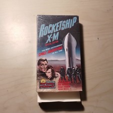Rare Box Style Rocketship X-M VHS VCR Tape Nostalgia Merchant 1985
