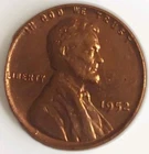 1952 Philadelphia About Uncirculated AU Lincoln Wheat 1C Penny FreePostTracking
