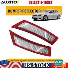 Clear Front Bumper Reflectors Fit BMW F10 528i 535i 2011-2016 Left & Right 2-20X