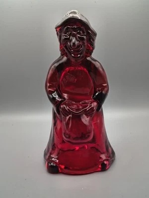 Fenton Glass Ruby Red Witch Pour By Mosser Glass - Beautiful Cadmium Glow! - Image 1 of 4