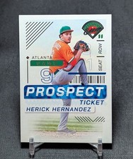 Herick Hernandez Ticket Rookie 2024 Prospect Edition Card #125 Atlanta Braves