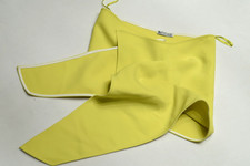 Maticevski Sculptural Asymmetric Yellow Strapless Belt – Size UK 6 / EU 34