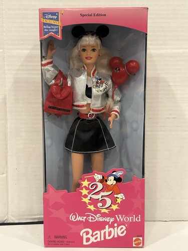 BARBIE 'Walt Disney World Barbie' 25 Year Anniversary Special Edition Boxed - Picture 2 of 5