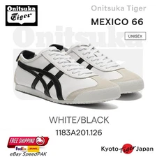 Onitsuka Tiger MEXICO 66 ( WHITE/BLACK ) 1183A201.126 [Unisex] Casual NEW S/F