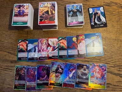 One Piece TCG OP-12 Legacy of the Master BULK LOT  38R / 7L / 8SR   No SEC - ENG
