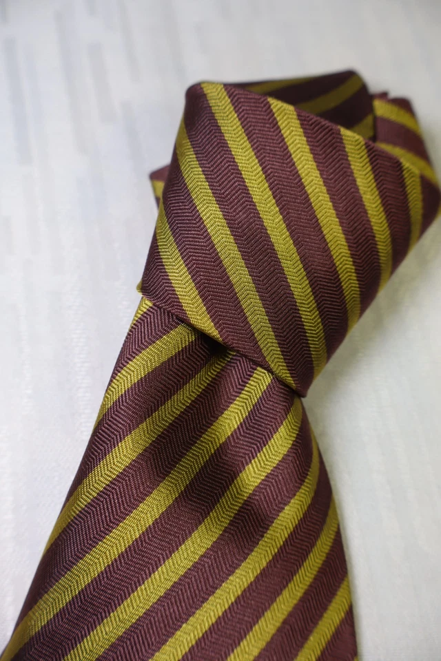 CORBATA CORBATA LES COPAINS 100% SEDA HECHA EN ITALIA CLÁSICA VINTAGE Foto 3 de 4