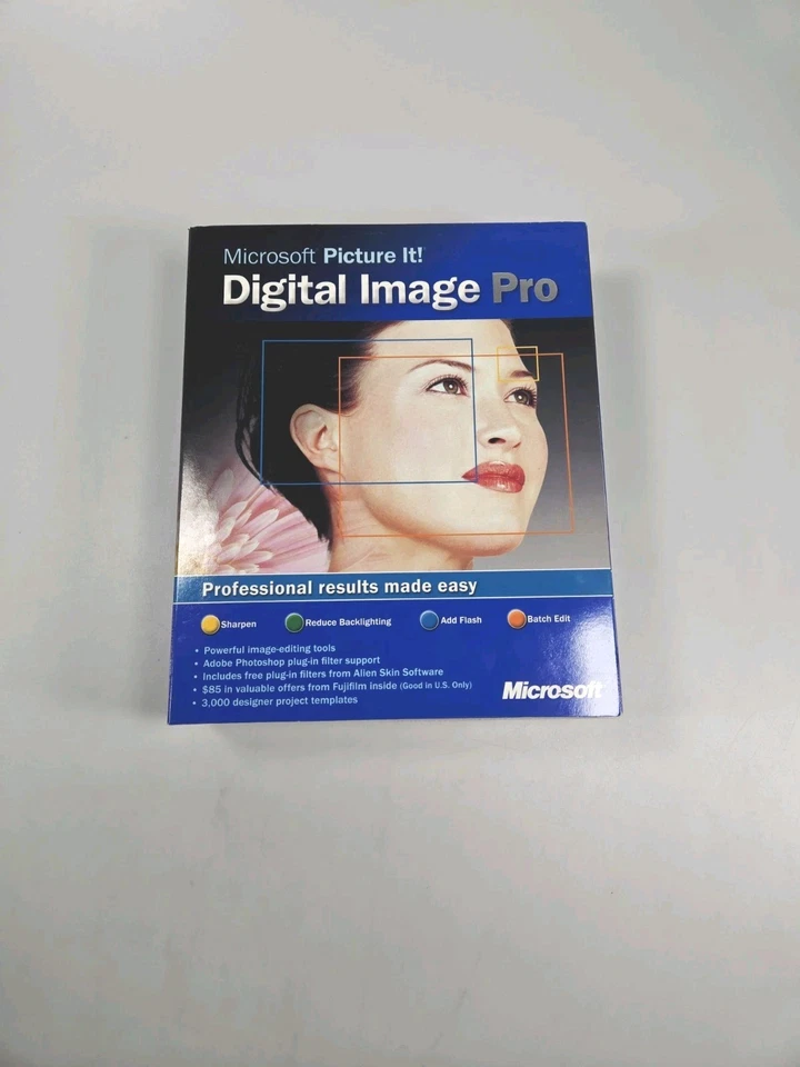 Microsoft Digital Image Pro Version 7.0 7 Microsoft Picture It! Software Book - Image 2 of 2