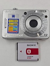 Buy Sony Cyber-shot DSC-W55 7.2MP Digital Camera - Silver online