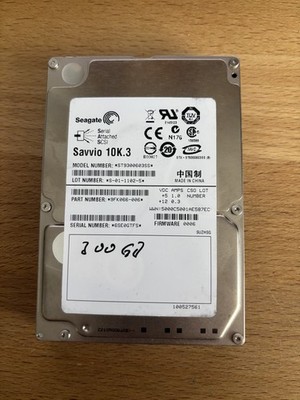 SEAGATE Savvio 10K.3 300GB 2.5'' SAS HDD (ST9300603SS)  - S.M.A.R.T Werte OK