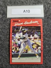 1990 Donruss #243 Dave Henderson Oakland Athletics Baseball Card