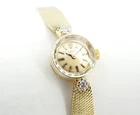 Vintage Rolex 14k Yellow Gold Diamond Orchid Cocktail Watch W1320