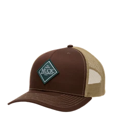 Muck Boot Company Men's Graphic Logo Brown Trucker Cap MACS900