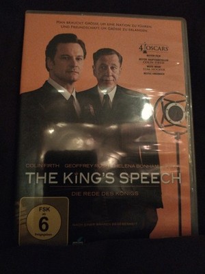The King's Speech Die Rede des Königs DVD Colin Firth Geoffrey Rush
