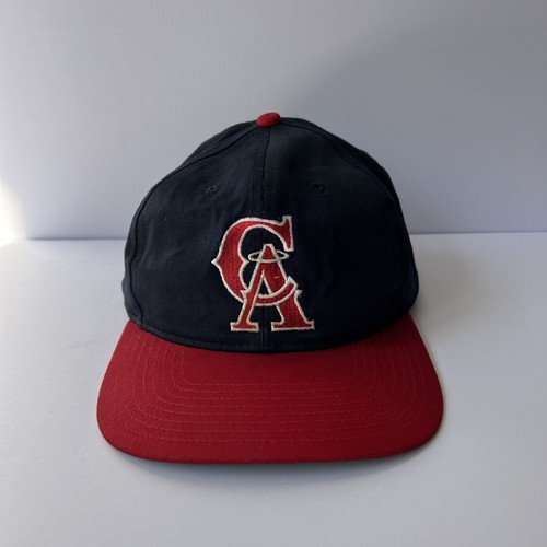 Vintage California Angels Snapback Hat Twins Enterprise MLB Plain Logo OSFA - 第 13/13 張圖片