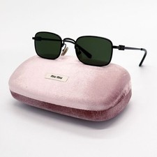 NEW MIU MIU SUNGLASSES MUA53S 1AB1I0 BLACK WOMEN MU A53S SMU A53