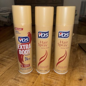 VO5 Extra Body Crystal Clear 14 Hour Hair Spray ORIGINAL FORMULA 8.5oz, 3 Count