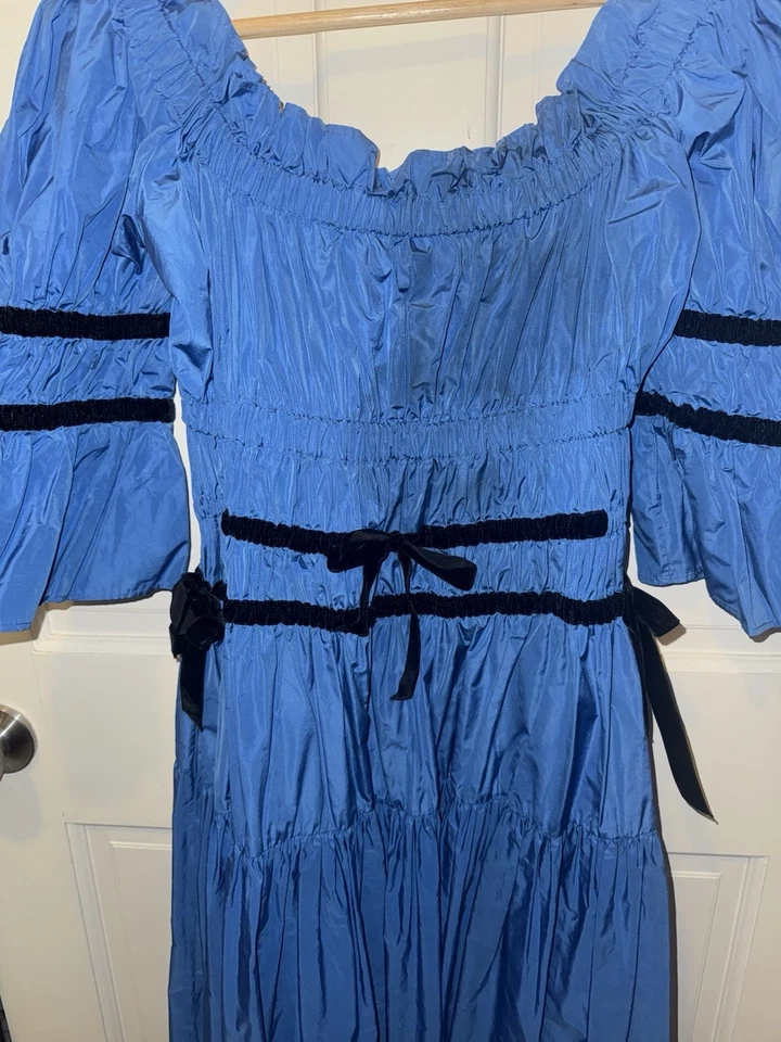 Vestido de tafetán de seda Molly Goddard Foto 2 de 4