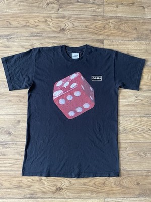 Authentic vintage Oasis dice Be here Now 97 Tour T-shirt VGC Size Large