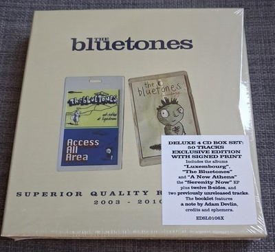 THE BLUETONES - Superior Quality Recordings 2003-2010(2022) 4 CD Box Set SIGNED