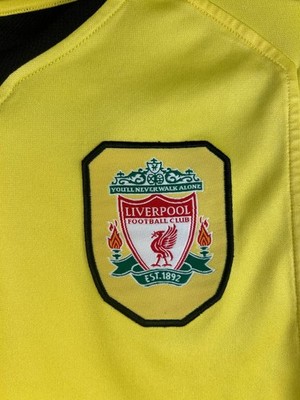 Liverpool Jersey Away football shirt 2004 - 2006 Yellow Reebok Men