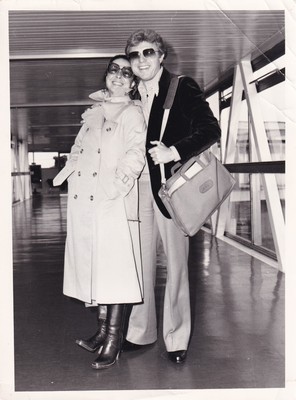 Original Pressefoto Schauspieler Sian Phillips & Bernard Hepton TV Awards 2.5.1977