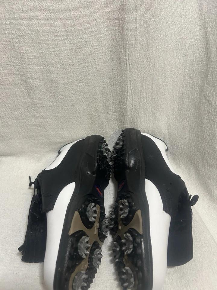 Zapatos de golf FootJoy para hombre blancos/negros talla 8,5 de ancho Foto 4 de 4