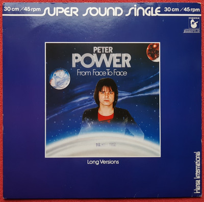 Peter Power / From Face To Face 12'' Maxi Vinyl 1982 NM!