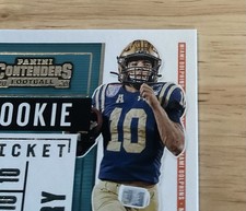 2020 Contenders Malcolm Perry Rookie Ticket Auto RC #220 Dolphins Pats Navy M178