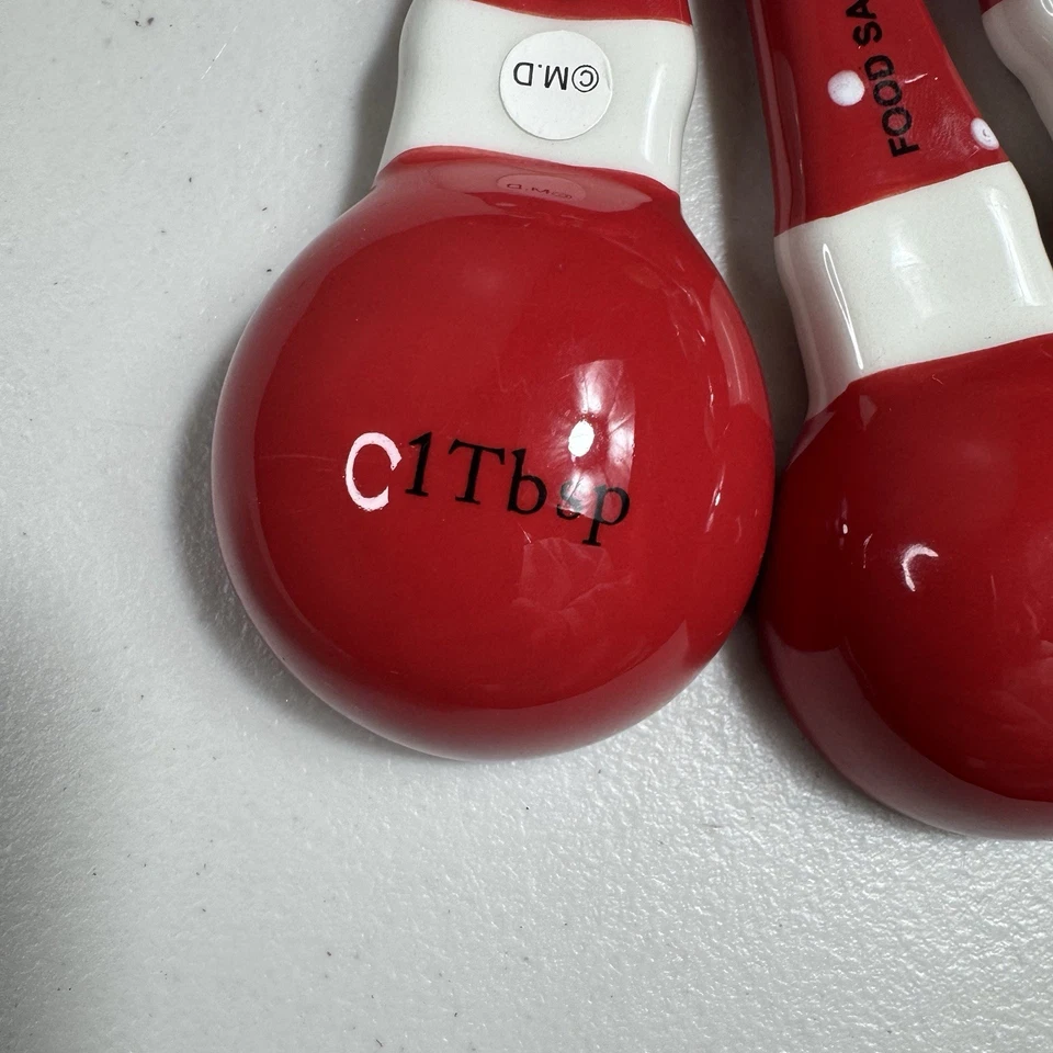 Jolly Jar Cucharas Medidoras Navidad Papá Noel 4 piezas. set de Gibson Home Foto 3 de 4