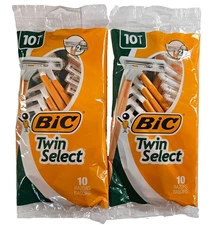 BIC TWIN SELECT Razors Men's 10 Count  ( 2 pack )