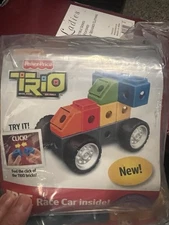 New Trio Fisher Price Legos Race Car Sealed in Package Easy Building