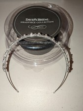 Wedding tiara, silver, David's Bridal