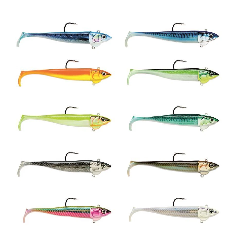 STORM 360GT Biscay Minnow Shad 9cm-18cm Gummifisch Jig Jigköder Jig 15g - 127g