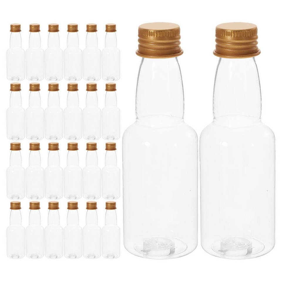 50 Pcs Mini Bottles Brewing Shot Transparent Juice Whiskey Decanter eBay