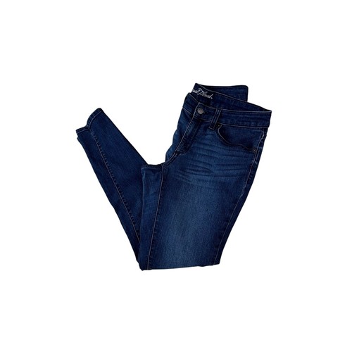 Universal Thread Jeans Womens 4 / 27 Jegging Mid Rise Skinny Dark Whisker Fade - Picture 13 of 13