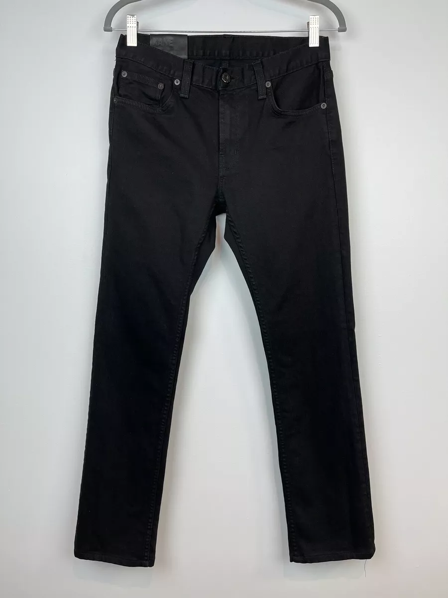 J. BRAND Black Phantom Wash KANE Slim Straight Leg Jeans 28 x 30