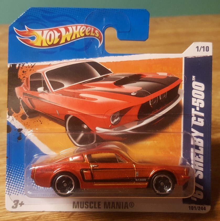 Hot Wheels 1967 Ford Mustang Shelby GT-500 Burnt Orange 1:64
