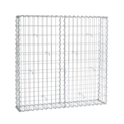 Gabione Steingabionen Steinkorb Gabionen Wand Drahtkorb 100 x 100 x 20 cm - Bild 1 von 4