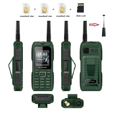 Unlocked Sim Card Outdoor Rugged Mobile Phone Antenna
