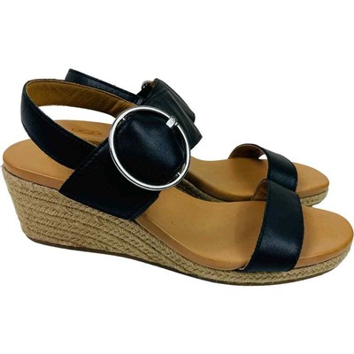NWT UGG Navee Espadrille Black (Tory Burch Kir Royale Chase Ballet – Nappa  Leather sz Flats)
