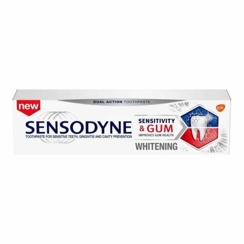 Sensodyne Sensitivity & Gum Whitening Fluoride Toothpaste 3.4 Ounce Pack of 12