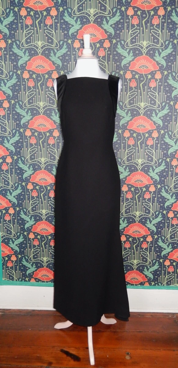kate moss backless dress Vintage 90S Beaded Blue Prom Dress – daisystyledress main image 1