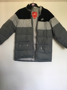 nike grey puffer jacket