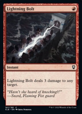Lightning Bolt ~ Commander Legends 2 [ NM ] [ MTG ]