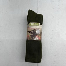 Falari Green 4 Pack Military Boot Socks Unisex Adults Size 10-13