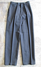 Vintage Women's Levi's Bend Over Slacks Pants 10S 24x28 1970s Black Polyester