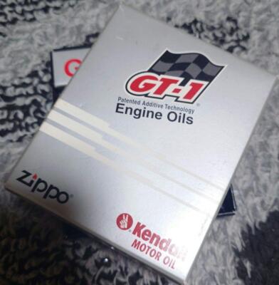 Zippo lighter Kendall motor oil GT-1 made in 2002 unused item