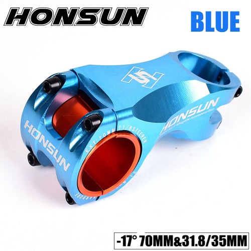 HONSUN Bike Stem MTB Road Bike Ultralight Stem Aolly XC Handlebar Stem - Picture 16 of 17